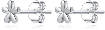 Reffeer 925 Sterling Silber Gänseblümchen Ohrringe Ohrstecker für Damen Blumen Ohrstecker Kleine Ohrringe