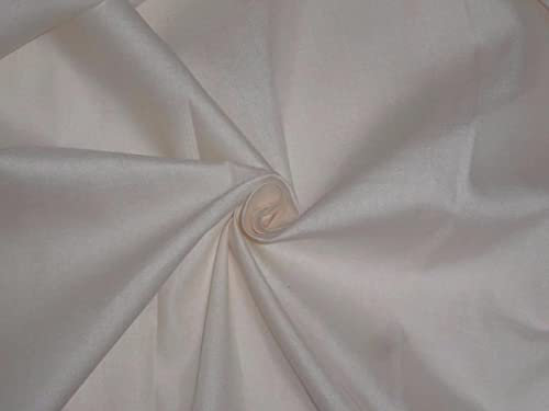 Tussar Viscose Silk Natural Ivory Fabric 44 Wide Silks