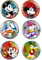 Egan Disney Forever & Ever - Juego de 6 platos de postre mixtos de 19 cm - Platos de porcelana premium