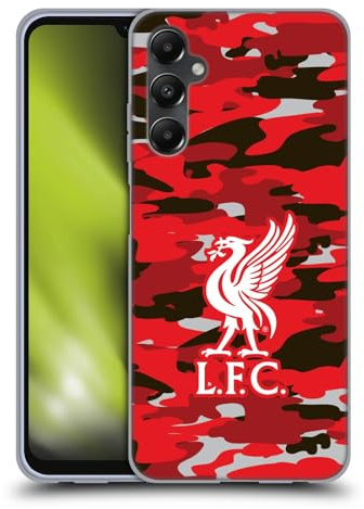 Head Case Designs Offizielle Liverpool Football Club Club Liver Bird Farben Camou Gel Handyhülle Hülle [Militärischer Schutzgrad] Kompatibel mit Samsung Galaxy A05s