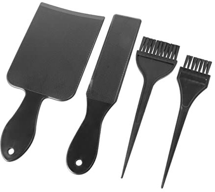 Didiseaon 4pcs Hair Dyeing Tool Set Medium and Small Coloring Boards with 2 Brushes for Professional Hair Coloring and Highlights for Salons and Home Use