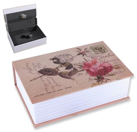 Coffre-fort De Livre, Coffre-fort Avec Serrure, Coffre-fort De Dérivation, Coffre-fort Portable, Boîte De Livre D'économie De Bijoux, Boîte De Verrouillage Avec Clé, Coffre-fort(D)