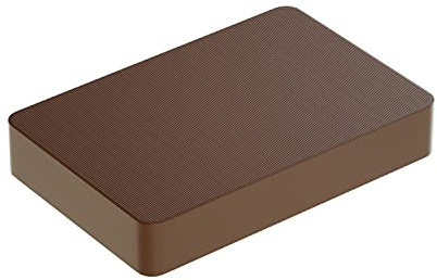 BAUHELD® Universal Underlay Plates 60 x 40 x 10 mm [Pack of 50] – Brown Plastic Underlay Plates [Made in Germany] – Suitable as Spacers, Plastic Plates, Underlay or Glazing Blocks