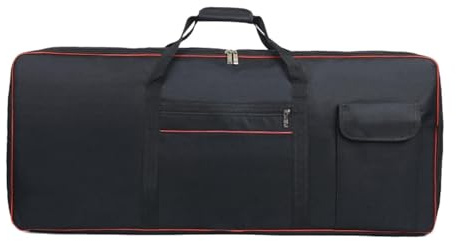Harilla Keyboardtasche mit 76 Tasten, E-Piano-Keyboardtasche, Tragetasche mit Griffen, schützende Aufbewahrungstasche, Piano-Gigbag für den Außenbereich
