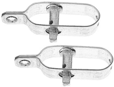 TOPBATHY Tensor De Alambre De Acero para Jardín 2 Piezas Abrazaderas De Alambre para Cercas Tensor Resistente para Proyectos De Cercas Agrícolas