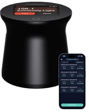 CoffMeter A1 Coffee Roast Degree Analyzer - Agtron 0-150, ±0.5 Accuracy, Portable & Lightweight, Perfect for Professional Roasters & Coffee Enthusiasts