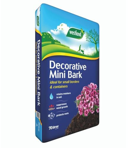 Decorative Mini Bark for Garden Borders and Small Containers, 70L