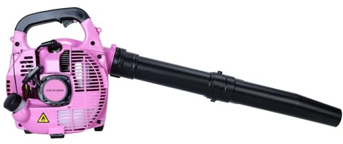 Soplador de hojas, soplador de hojas de gasolina de mano de 26 cc, soplador de limpieza compacto y portátil de 2 tiempos para el cuidado del césped, soplado de nieve, limpieza de patio y desechos de
