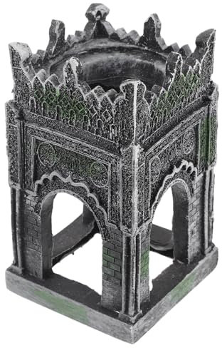 VERDANVERSE Décoration De Résine Ornement Vintage pour Aquarium Et Terrarium Accessoire De Ajout Élégant pour Bureau Et Maison