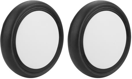 ZenithAur Baby Stroller Wheels Replacement, Universal Rubber Wheels for Baby Strollers Front/Back Accessories with Tools (A pair of rear wheels)