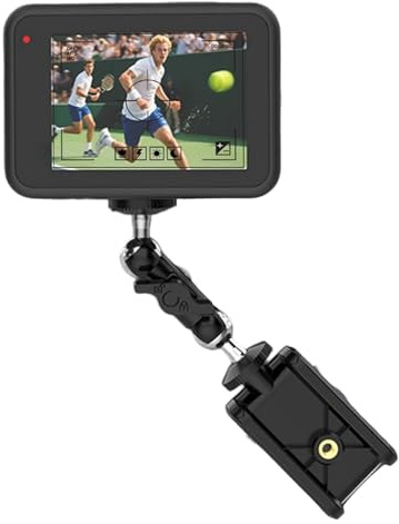 Mobiltelefon Fäktning - Justerbar inspelning, Starkt Metallstöd | Sporttillbehör för Baseballtennis Softball Tennis, Inspelningsverktyg