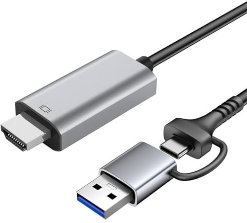 USB+Type C to HDTV Video Capture Adapter Converter USB Capture Device Grabber Device for PC Laptop Card