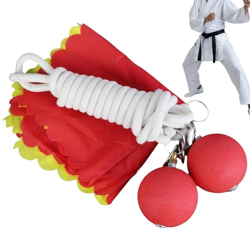 Rope Dart Hammer - Rubber + + Metal 3.5 m | Shoulder Relief Ball | Rubber Throwing Weight for Men Women Adults Senior Home Gym Park Garden Kung Fu Practitioners