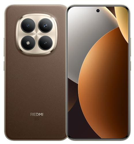 XIAOMI Smartphone Redmi Note 15 Pro+ 5G NFC, 12+512 GB, Marrón, IP68, 6,83, Snapdragon 7s Gen 4, cámara 200 MP, Carga rápida 100 W, batería 6500 mAh, con Cargador