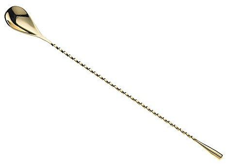 Barfly Tropfenförmiger Barlöffel, Ende 30 cm, goldfarben