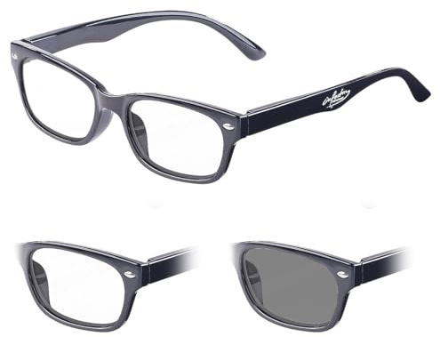 infactory getönte Lesebrille: Selbsttönende Lesebrille mit UV-Schutz 400, +1,5 Dioptrien (getönte Gläser, Lesehilfe, Sonne)