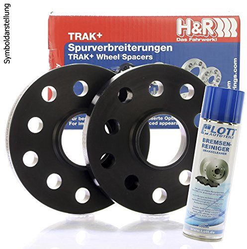 H&R DR Spurplatten Spurverbreiterung Distanzscheibe MZ Ø72,5 5x120 10mm // 2x5mm + Bremsenreiniger