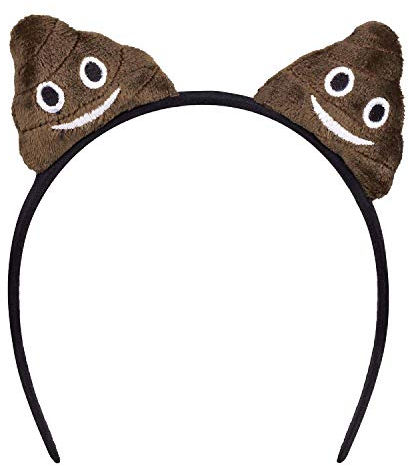 Boland 04295 - Haarreif Scheißhaufen, Kopfschmuck, Kacke, Tiara, Kostüm, Spaß, Karneval, Mottoparty