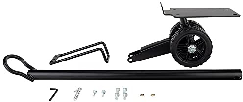 Camco 39011 Steerable Wheel Kit for 28 and 36 Gallon Rhino Tote Tanks with 2 No-Flat Front Wheels, Tow Bar Handle, and Ladder Hook