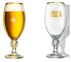 Stella Artois Gold Logo Chalice, 33 CL, Limited Edition, Gold Star on Back