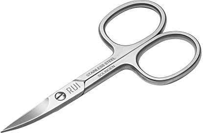 Rui Smiths Professionell nagelsax | Manikyr pedikyrtrimmer i rostfritt stål med mikrotandad, anti-glid, böjda skäreggar | Tillverkad i Solingen, Tyskland