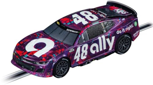Carrera GO!!! 20064268 NASCAR Camaro NextGen ZL1 Hendrick Motorsports, Alex Bowman, No.48 Slotbil, skala 1:43, kompatibel med GO!!!, GO Plus!!! och Battery Operated, autentisk, för barn och vuxna