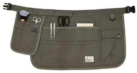 HBALDTEDC Heavy Duty Detachable Adjustable Tool Belt Work Apron Garden Tool Belt Gardening Apron Utility Belt for Home Improvement Housekeeping Half Waist Canvas Apron for Home Tool Gardening Apron