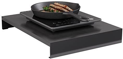 iFCOW Cubierta protectora para estufa de gas, soporte superior de acero inoxidable para estufa de gas de cocina y enfriador de inducción