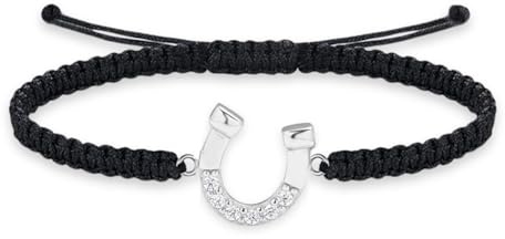 Miss Lovie Hufeisen Armband Silber 925 Pferd Geschenk Glücksbringer Armband Damen