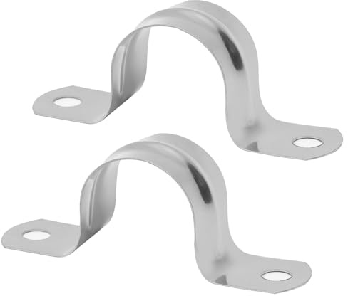20 Stück rohrschellen 40mm,edelstahl rohr rohrschelle,U-typ rohrklemme,befestigungsschelle,kabelschellen zum schrauben，für Befestigung Gasrohre Wasserrohre Kabelrohr