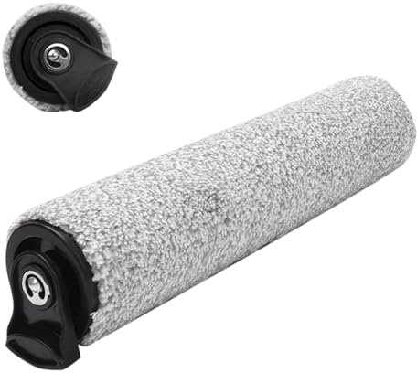 Huxibai Rodillo de cepillo suave, fijación al vacío, rodillos suaves, cabezal de vacío, cabezal de lavadora de suelo, herramienta de limpieza en seco húmedo, parte lavable para dormitorio, fácil