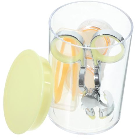 PACKOVE Estrattore per Lenti a Contatto Giallo in Plastica Abs, Set, Pulito delle Dita, Non Danneggia i Bordi, per Rimuovere Lenti a Contatto