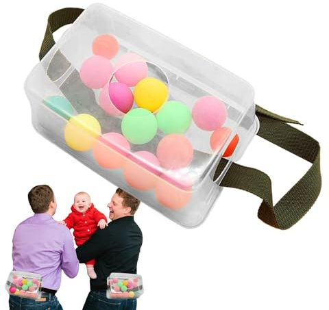 Generisch Schüttelball Box Spielset | Tanz-Pong Zubehör,Interaktives Eltern-Kind Spielzeug Für Gespräche, Kennenlernspiel Und Gesellschaftsspiele Mit Fremden, Familie Und Freunden