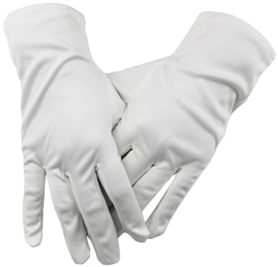 Ciieeo 24 paires Microfibre sans Poussière Polyester Protection Polyvalente pour Ménage Cuisine et Restauration Lot de Blanches Antistatiques et Confortables