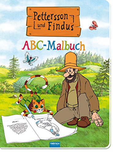 Pettersson & Findus ABC-Malbuch: Malbuch Beschäftigungsbuch Ausmalbuch (Pettersson und Findus)
