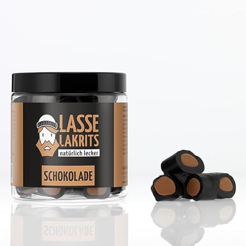 LASSE LAKRITS® | Dose Lakritz Schokolade 1 Dose (165 g)