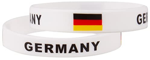 Evankin Uni Silikon-Armband mit Landesflagge, Gummi, sportliches Mode-Armband, Einheitsgröße, Silikon, Kein Edelstein