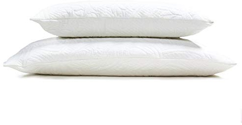 Happsy Organic Latex Pillow - Standard Bed Pillow with Breathable Cotton - Eco-Friendly & Non-Toxic Neck Pillow for Back Support and Neck Pain Relief - Made in USA