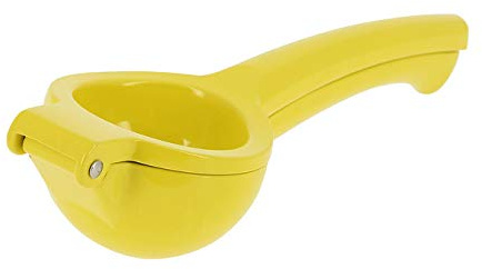 Inconnu Manufacturer 13606 Presse-Citron « Squeezer », Fonte Aluminium laqué Jaune.