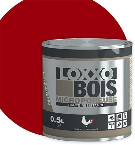 loxxo pintura madera microporeuse rojo Vasco