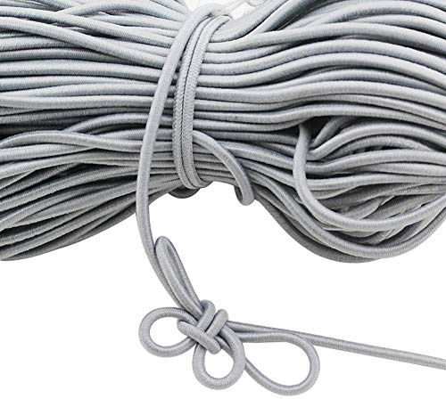 iSpchen - Cordón elástico de goma (10 m, 3 mm)