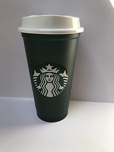 Starbucks Wiederverwendbarer Farbwechselbecher, Grande 473 ml, grün/rot, limitierte Auflage