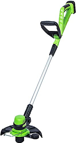 LSDRALOBPOI Tagliabordi Decespugliatore Tagliaerba a Batteria Portatile Estensibile Caricatore Portatile Tagliaerba a casa Tagliaerba 20V 500W Ideale per Prato da Giardino 702