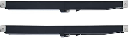 2x Softclose Dämpfersystem automatischer Türstopper Barndoordämpfer Slidermechanismus für Führungsschiene Schiebetürsysteme massive Holztüren Scheunentore Raumtrenner Wartungsfrei unsichtbar