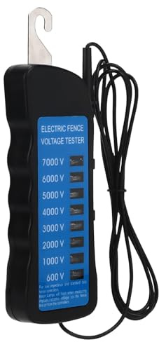Atyhao Spannungsprüfer 7KV, Zubehr Pflanzenschutz & Schdlingsbekmpfung Elektrozaun, kältebeständig, wasserdicht, 8 Lichter, niedrige Impedanz für den landwirtschaftlichen Gebrauch