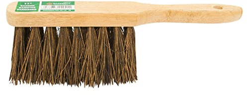 2 X 11” Wooden Stiff Bass Hand Brushes - Varnish Broom, Bristle Floor Cleaning Brush | Sweeper Household Surface Cleaner, Multi Purpose, Durable | Set Of 2