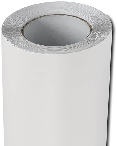 Folindo Autofolie Weiss Matt (15€/m²) - 100 x 152 cm – Selbstklebende Auto Lackschutzfolie mit Luftkanal Technik – Blasenfreie Auto Folierung inkl. Rakel & Cutter – Car Wrapping Folie