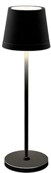 LUME PLUS Lampada Da Tavolo NERO ASTRALE Ricaricabile USB Autonomia Fino A 40 Ore IP54 Luce Calda 2700K Dimmerabile Touch 190 Lumen Anche Per Esterno