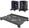 Soporte para CPU para PC, Soporte de Torre de Ordenador de Escritorio, Soporte Ajustable para CPU, Soportes para PC móvil con Ruedas giratorias con Bloqueo, Carro de CPUs Debajo del Escritorio - Negro