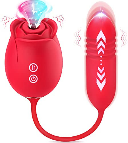 Lolitree Strong Sucking Vibrator AI Sync Sex Toys for Women, High-Speed Thrusting Vibrators with 10 Sucking & 7 Thrusting Couples Sex Toy, Suction Vibrater for Clitoral Nipple Anal G-spot Adult Toys